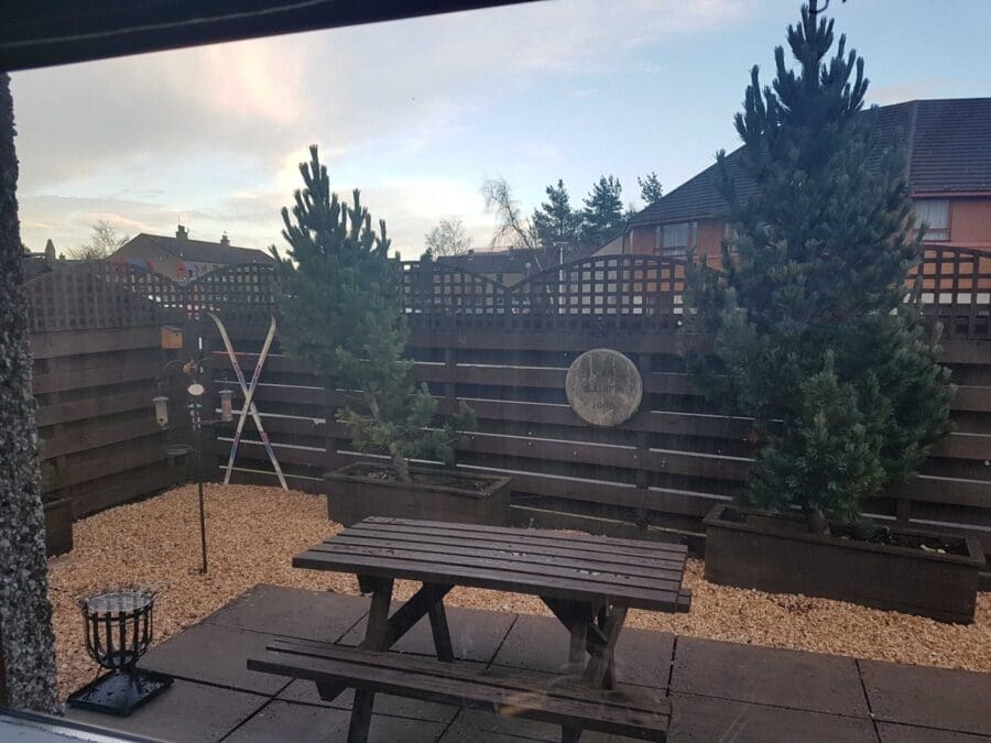 20181216_145757 Aviemore Accommodation outside garden area